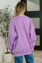 Sunday Snug Relaxed Pullover in Lavender
