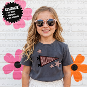 The Gingham Pennant || Any School, Team or Mascot Graphic