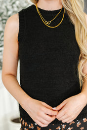 Tank You Very Much Knit Tank in Black