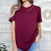 Stow Bulldogs Faux Stitched Mascot Tee/Crewneck