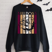 Stow Bulldogs Panel Mascot Tee/Crewneck