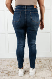 FLASH DEAL : High Waisted Tummy Control Judy Blue Skinny Denim