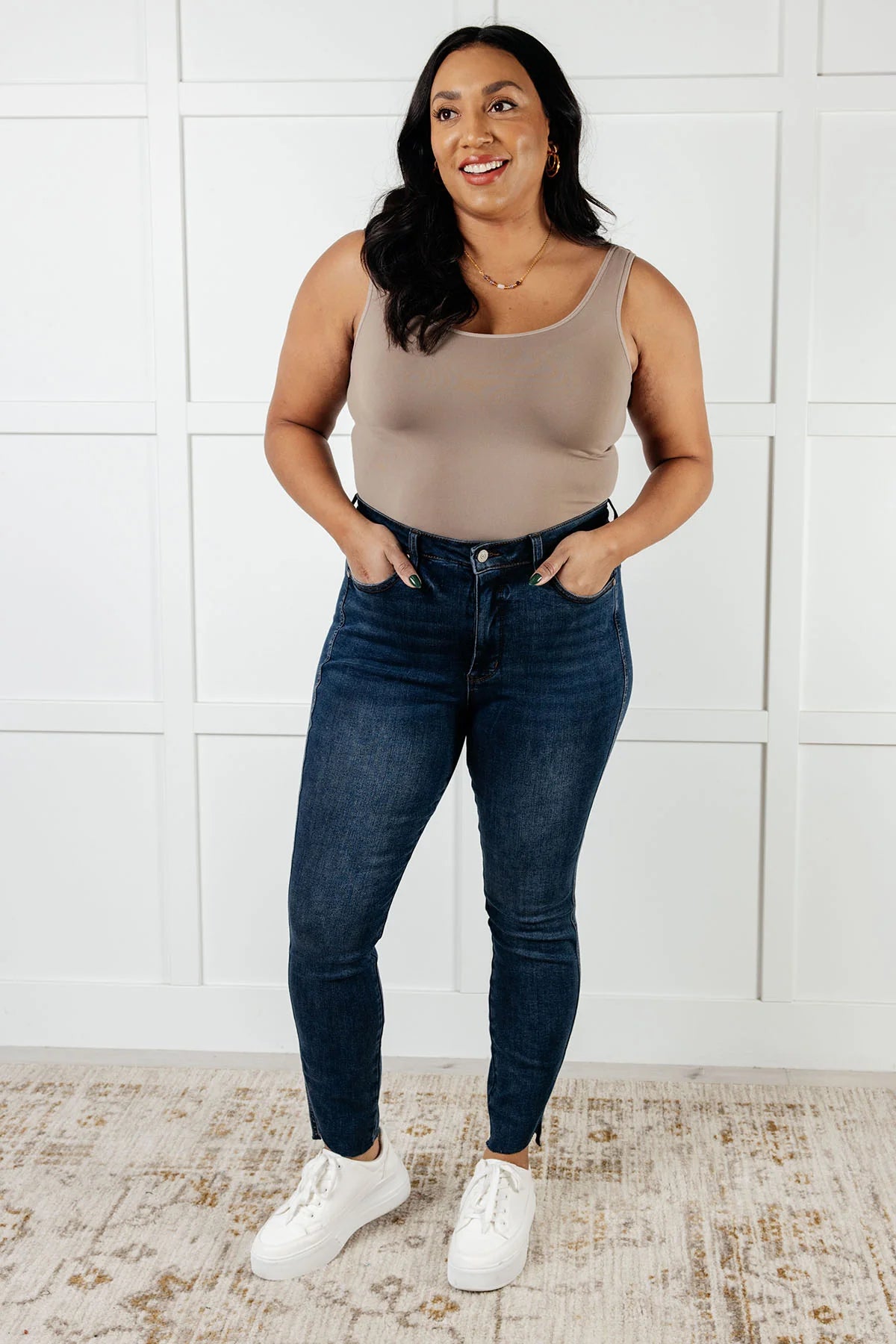 FLASH DEAL : High Waisted Tummy Control Judy Blue Skinny Denim