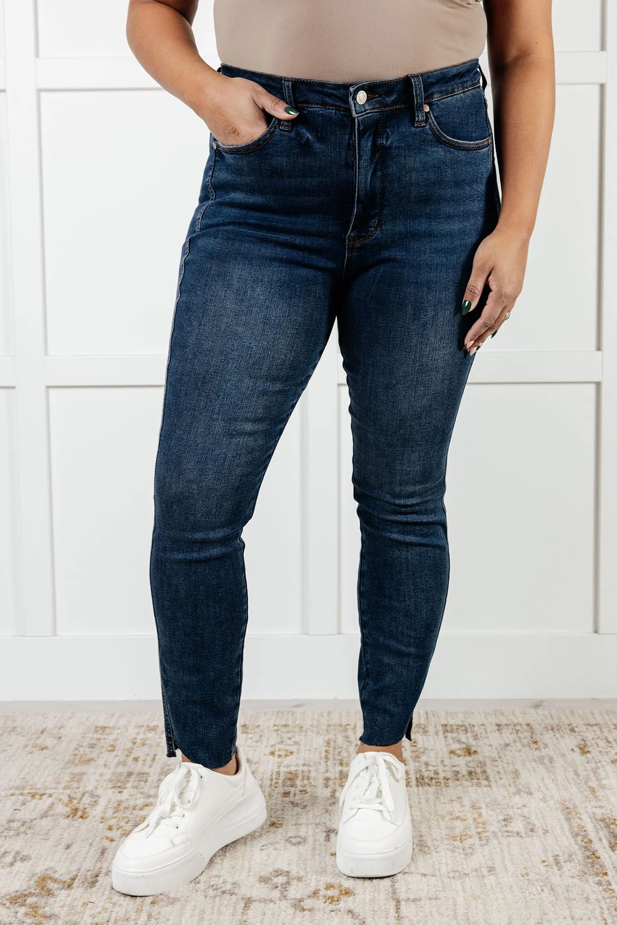 FLASH DEAL : High Waisted Tummy Control Judy Blue Skinny Denim