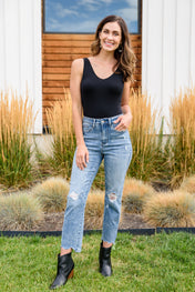 The Basics Bodysuit In Black
