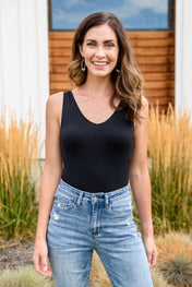 The Basics Bodysuit In Black