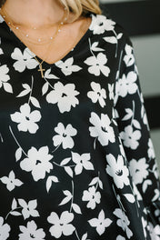 Time and Time Again Floral Blouse