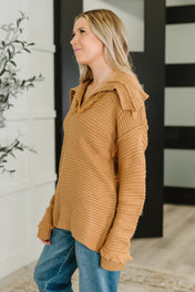 Travel Far & Wide Sweater in Taupe