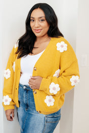 You're Enough Floral Cardigan