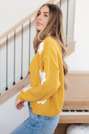 You're Enough Floral Cardigan