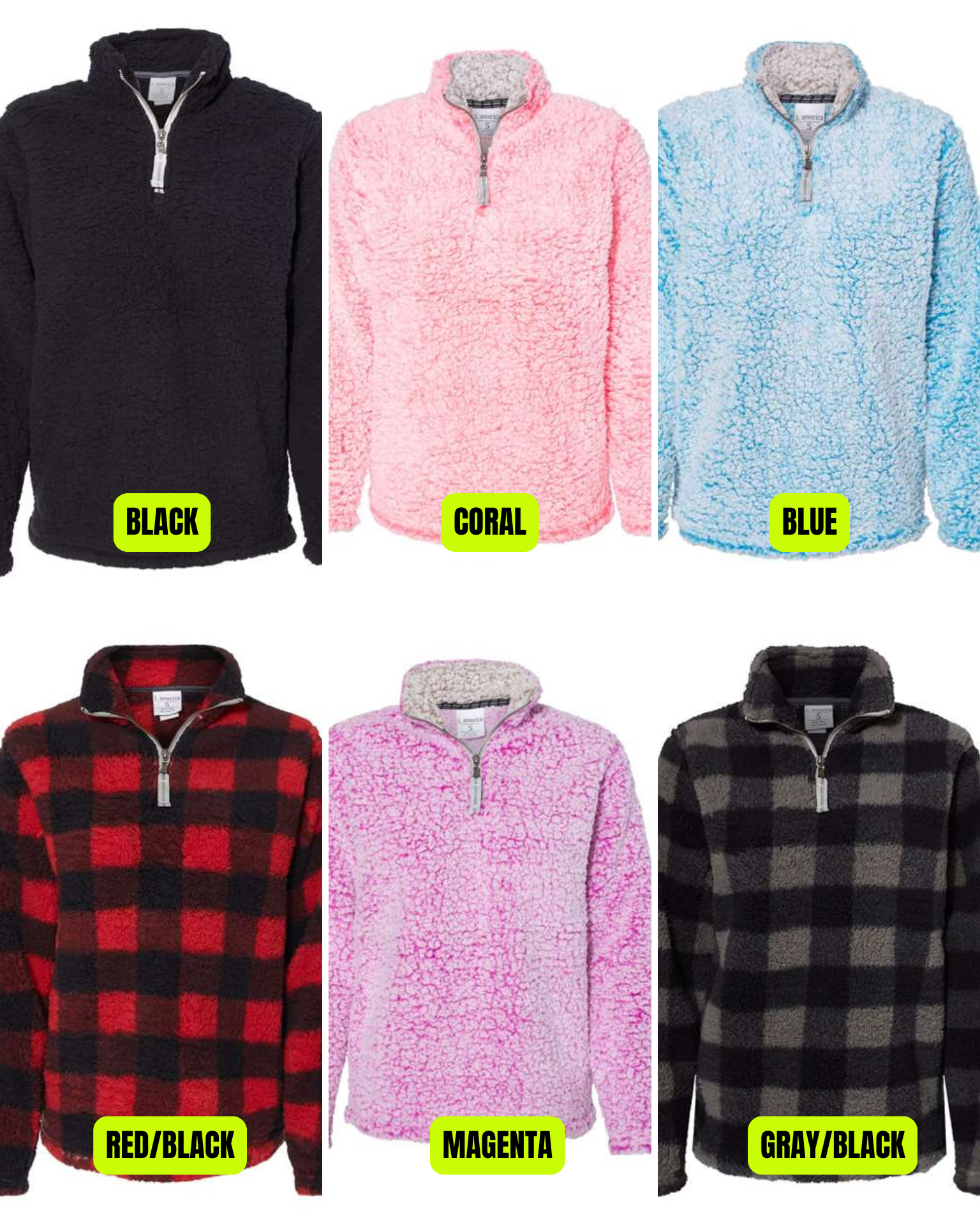 DOORBUSTER : Sherpa Quarter Zip Pullover