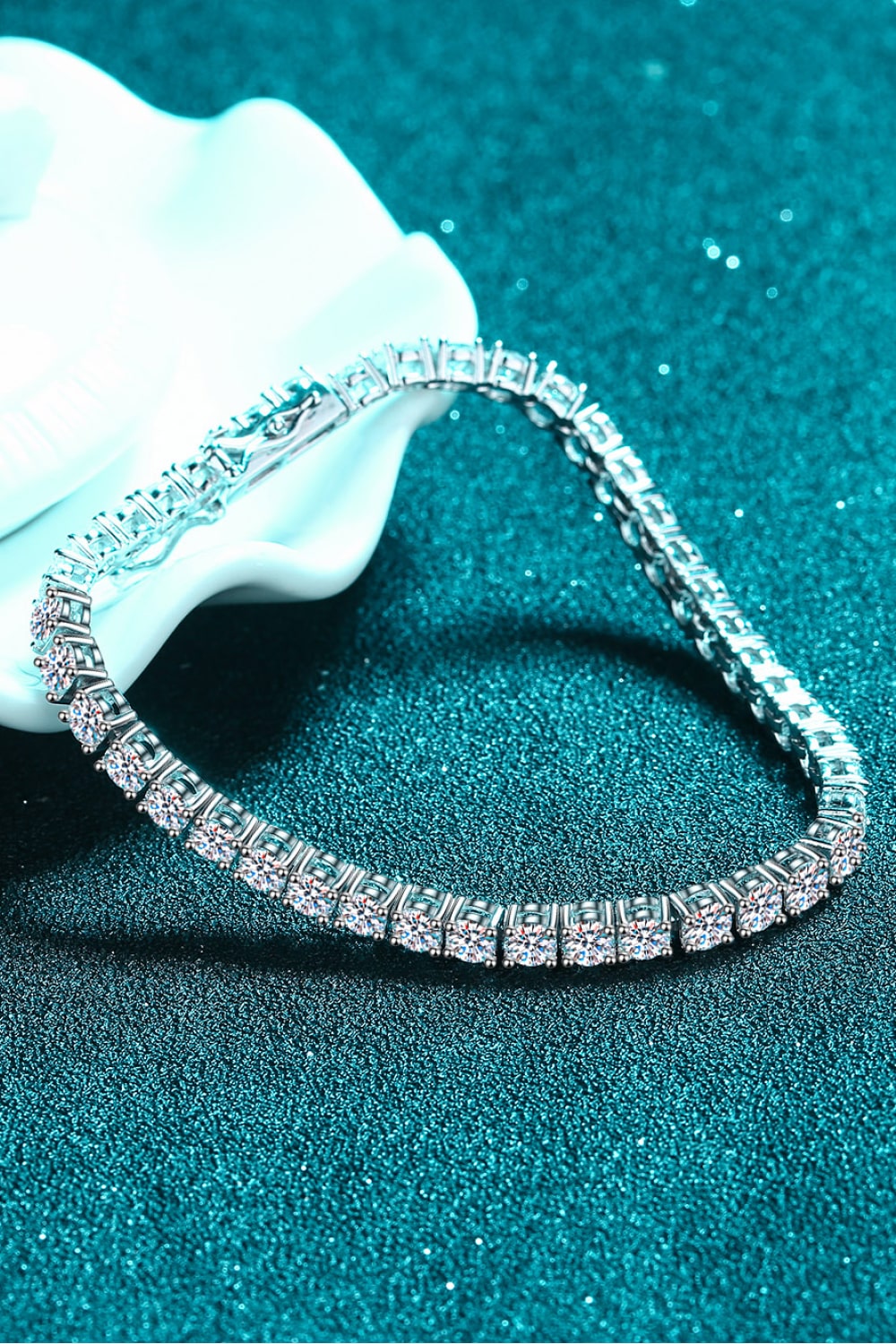 5 Carat Total Moissanite Bracelet