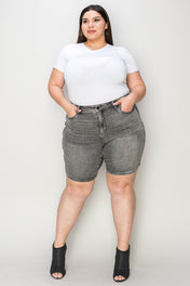 Judy Blue High Waist Washed Denim Shorts