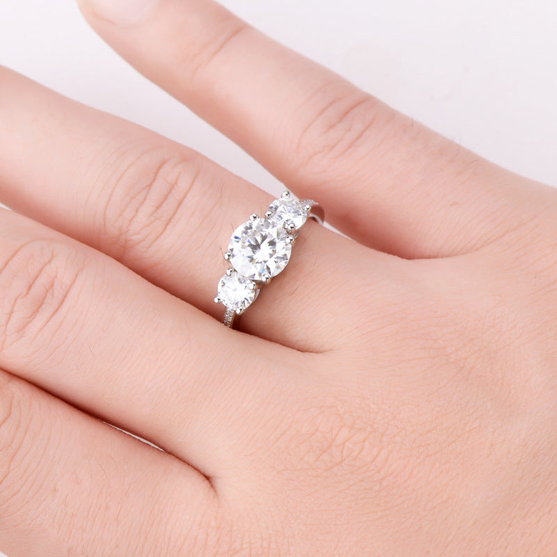 3 Carat Moissanite Ring