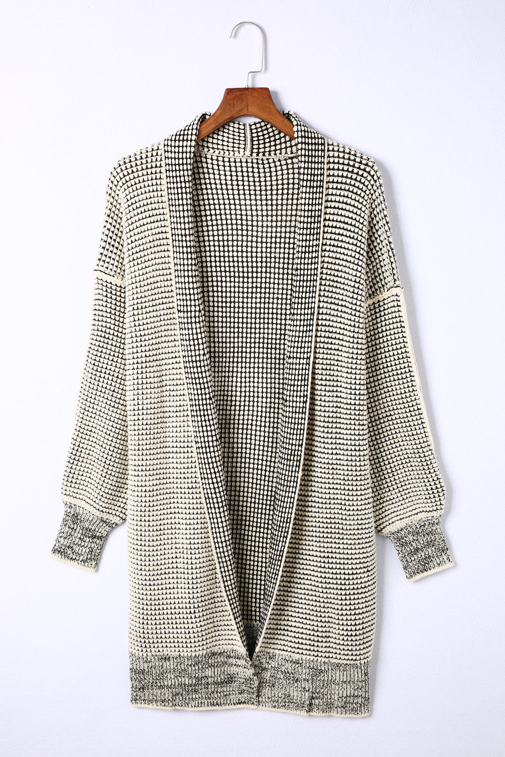 Contrast Trim Knit Cardigan  :  PREORDER