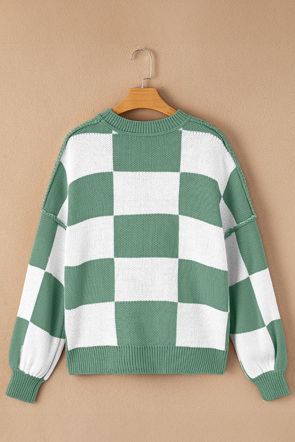 Fan Zone Check Sweater - PREORDER