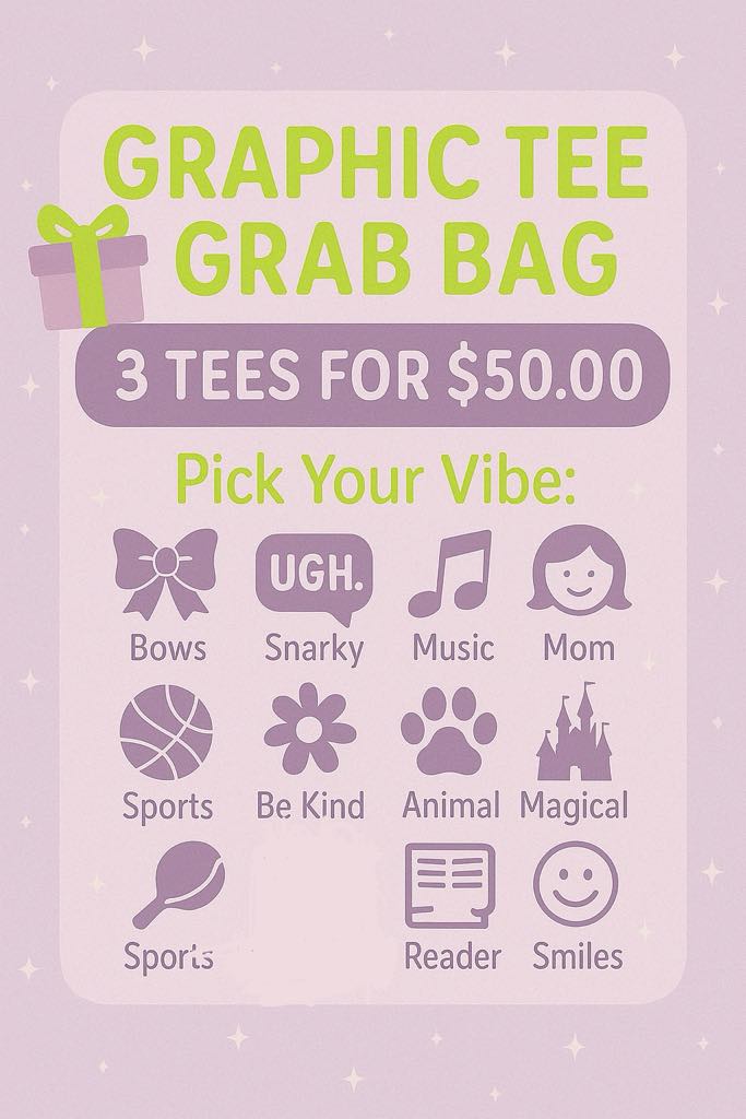 Mystery Tees Grab Bag Preorder