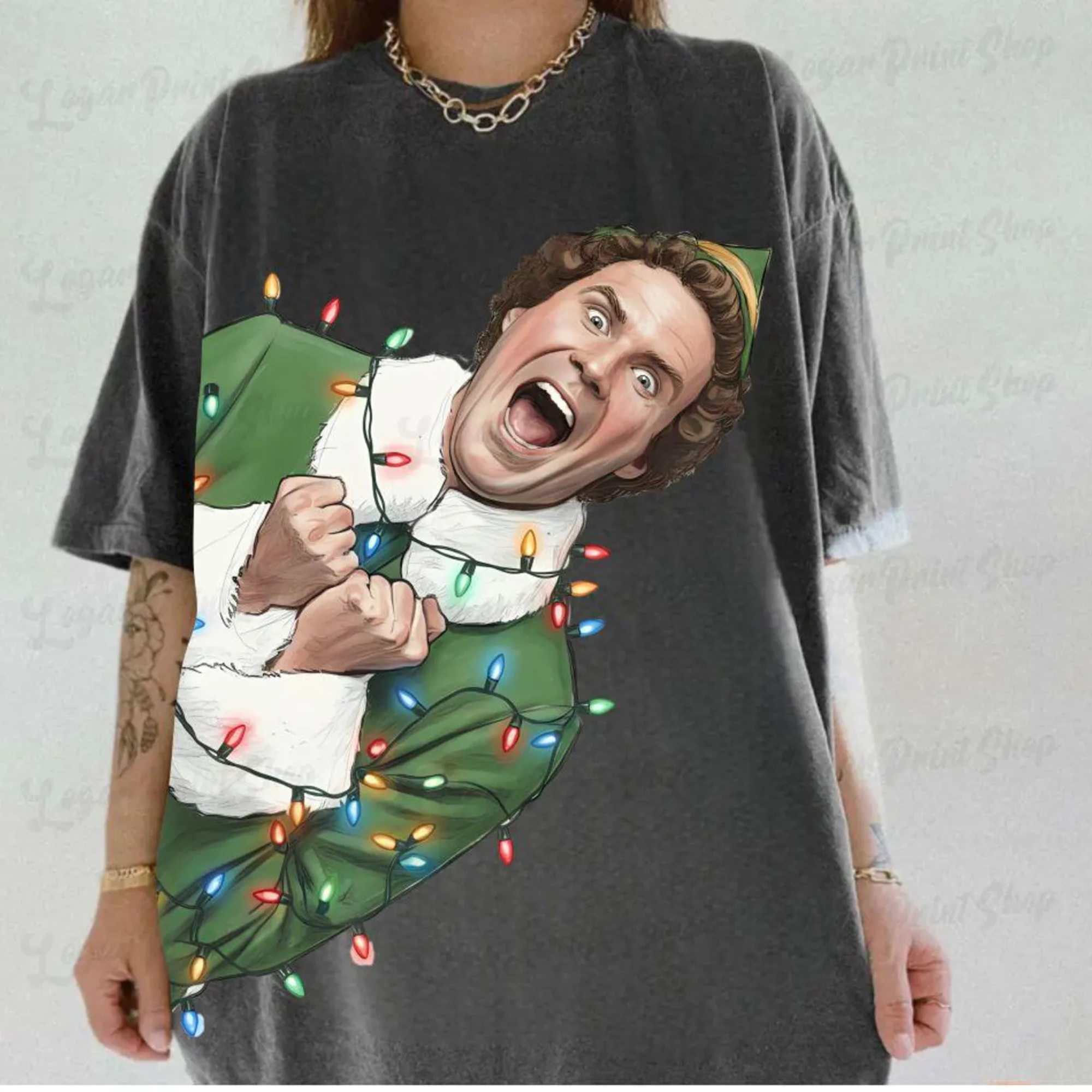 Peek-a-boo Elf Tee/Crewneck