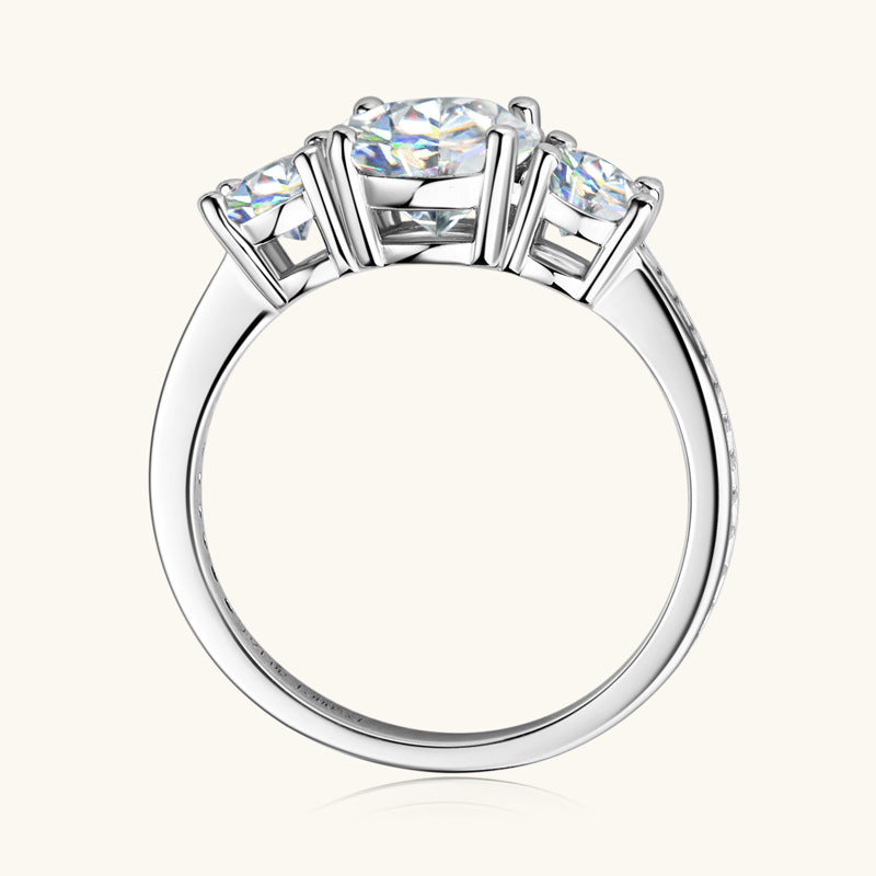 3 Carat Moissanite Ring