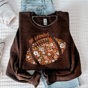 Vintage Floral Football Tee/Crewneck