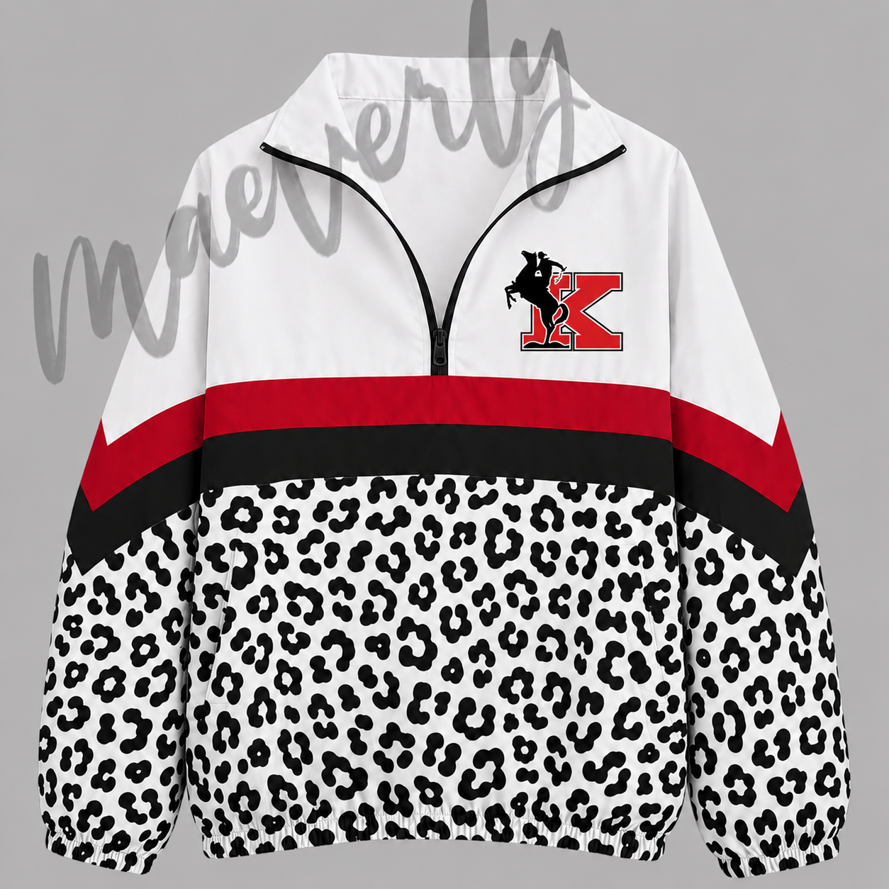 The Varsity Club Quarter Zip - Kent Rough Riders Option 1 [ETA 5-6.5 weeks]