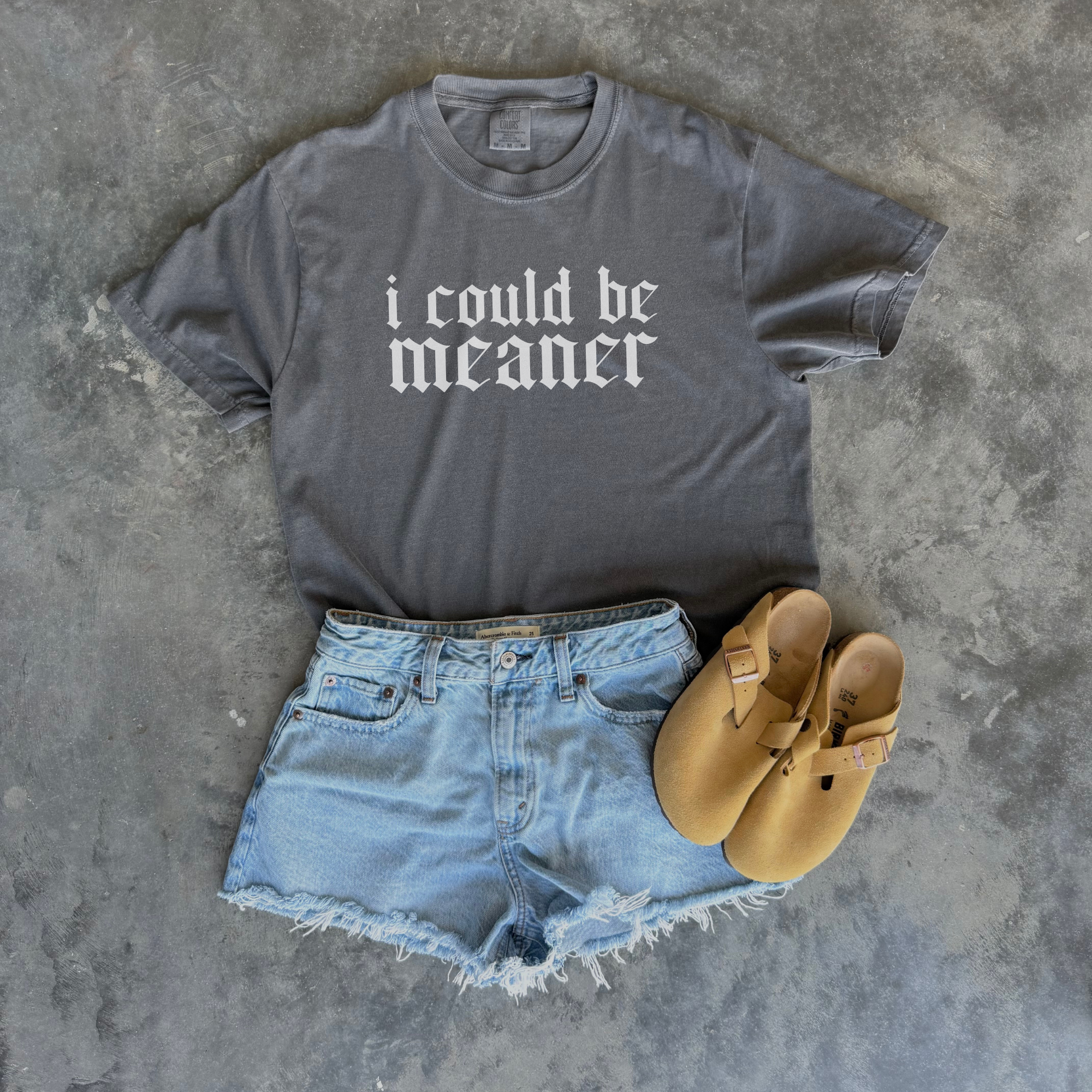 I Could Be Meaner Tee/Crewneck