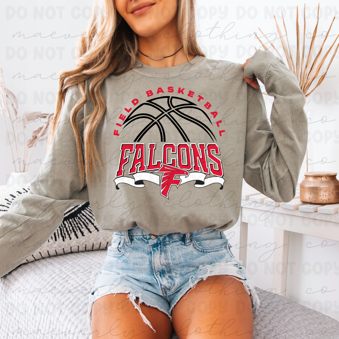 Field Falcons Proper Basketball Tee/Crewneck