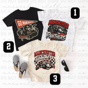 Retro Manchester Panthers Spiritwear - Preorder