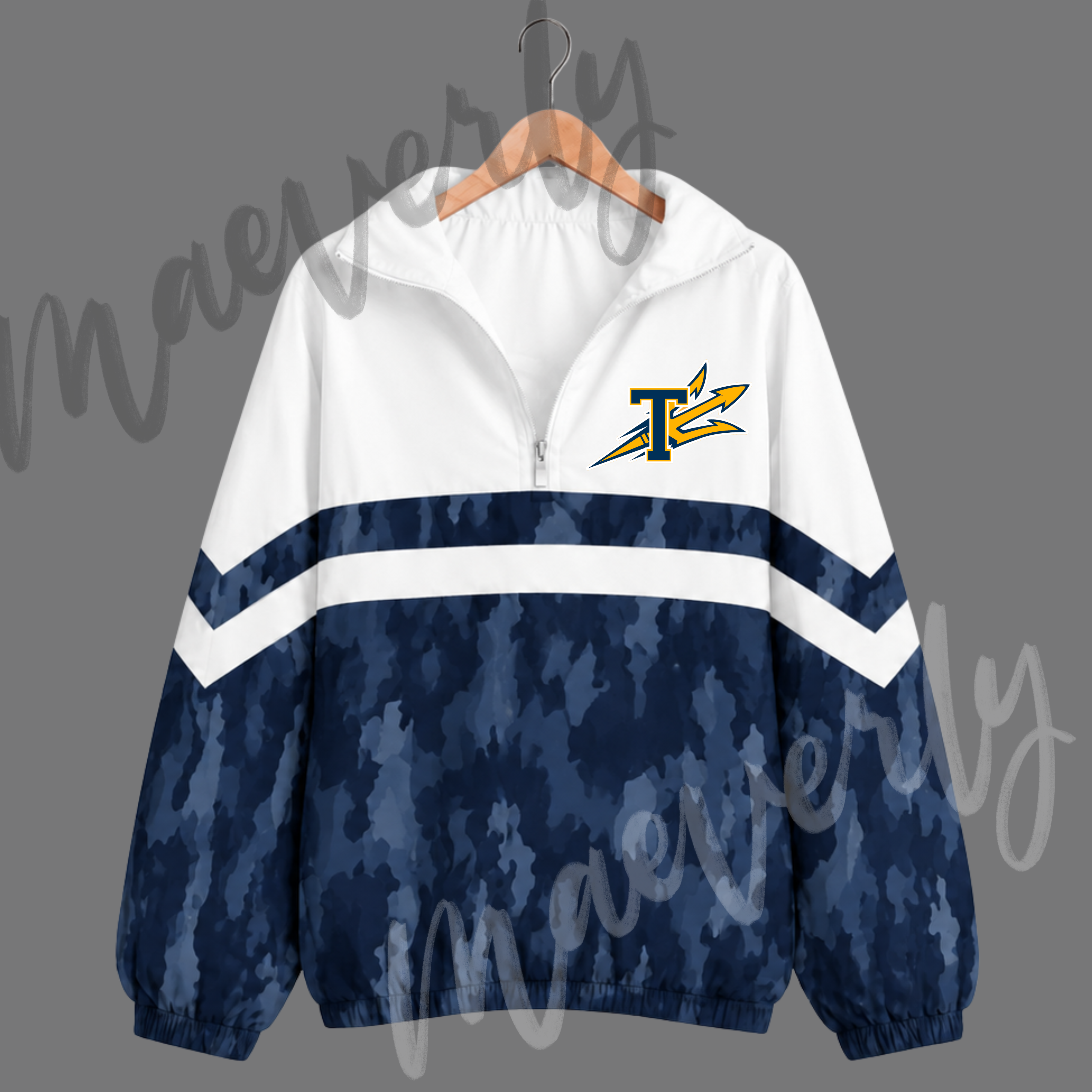 The Varsity Club Quarter Zip - Tallmadge Blue Devils Option 1 [ETA 5-6.5 weeks]