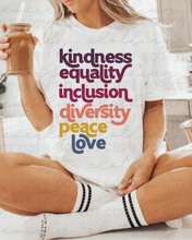 Kindness + Equality Tee/Crewneck