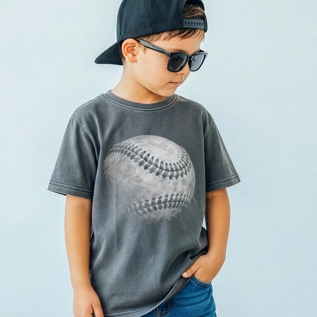Halftone Baseball || Diamond Boys Dugout Shop