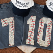 Varsity Camo Baseball Number || Diamond Boys Dugout Shop