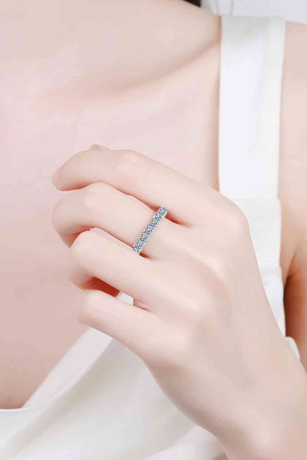 Charmed Moissanite Ring - Band Only