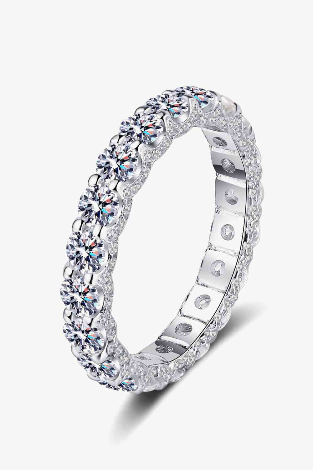 Charmed Moissanite Ring - Band Only