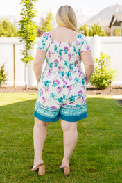 Little Boho Moment Floral Romper