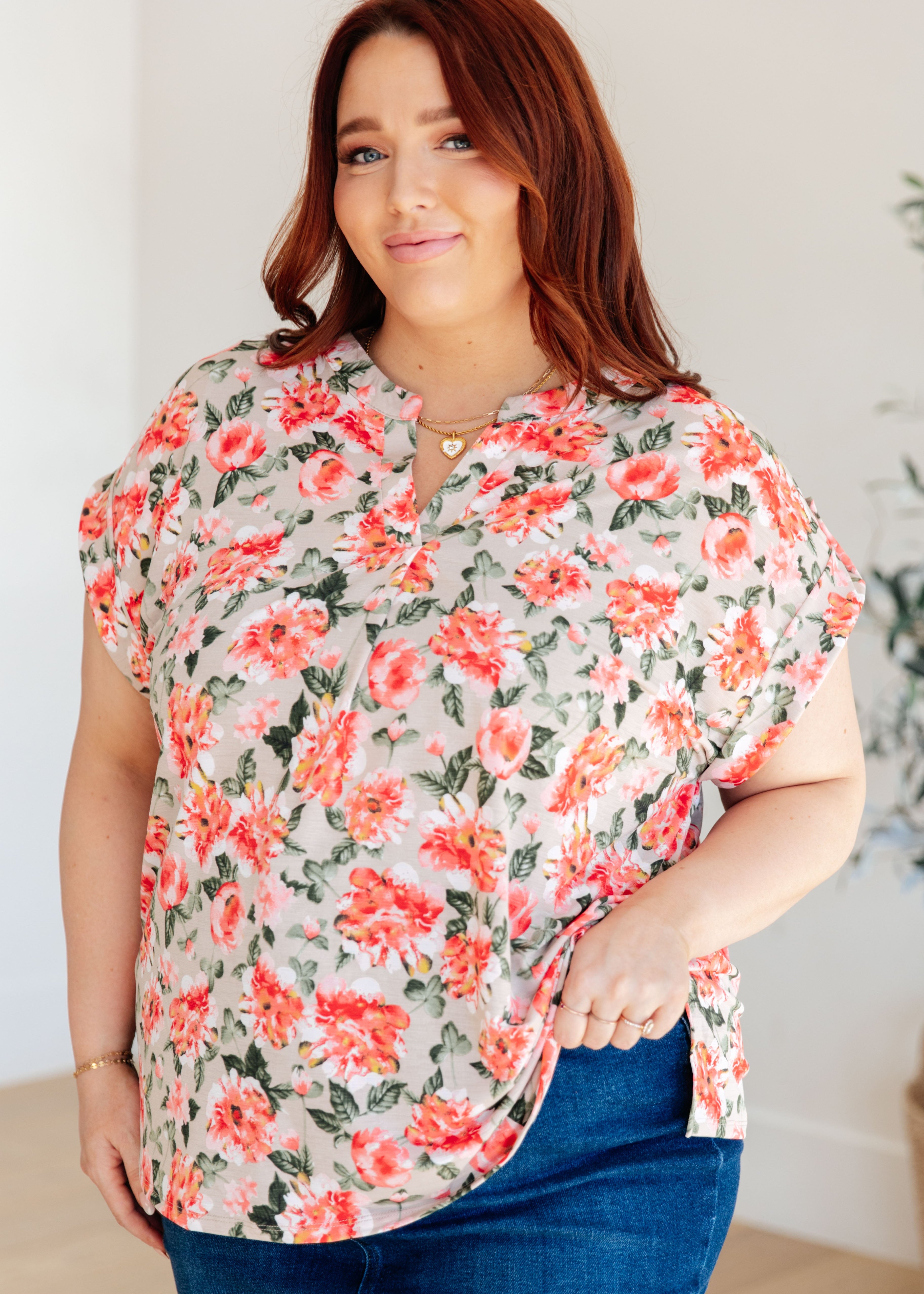 LizzyCapSleeveFloralTopinCoralandBeigeFloral-14.jpg