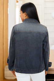 Lovely Visions Flower Embroidered Jacket