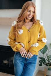 You're Enough Floral Cardigan