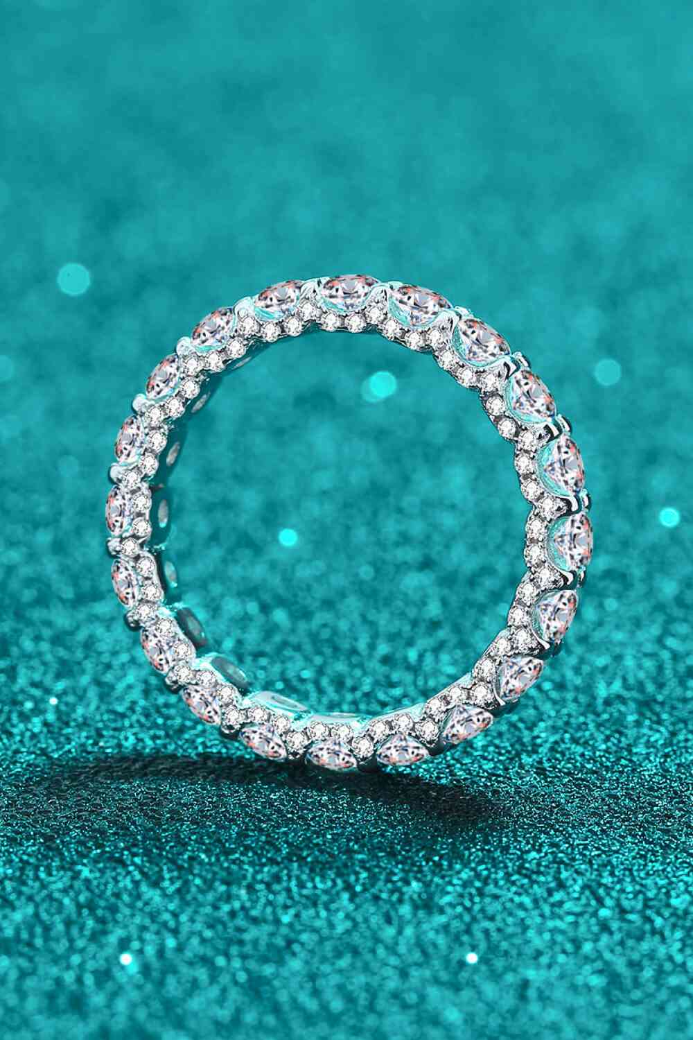 Charmed Moissanite Ring - Band Only