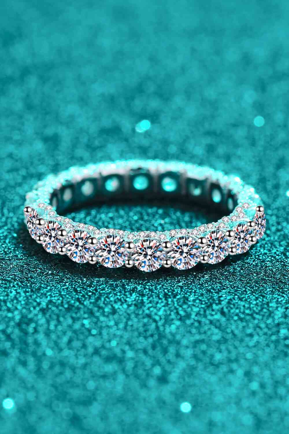 Charmed Moissanite Ring - Band Only